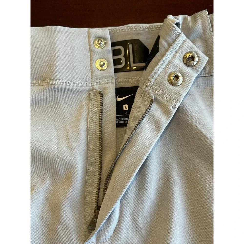 Nike Men's Baseball Pants Gray with‎ Red Stripe Size L
